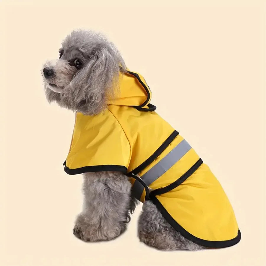 Manteau Imperméable pour Chien - Coupe-Vent Ajustable