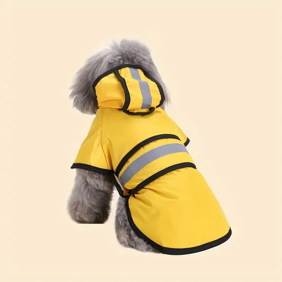 Manteau Imperméable pour Chien - Coupe-Vent Ajustable